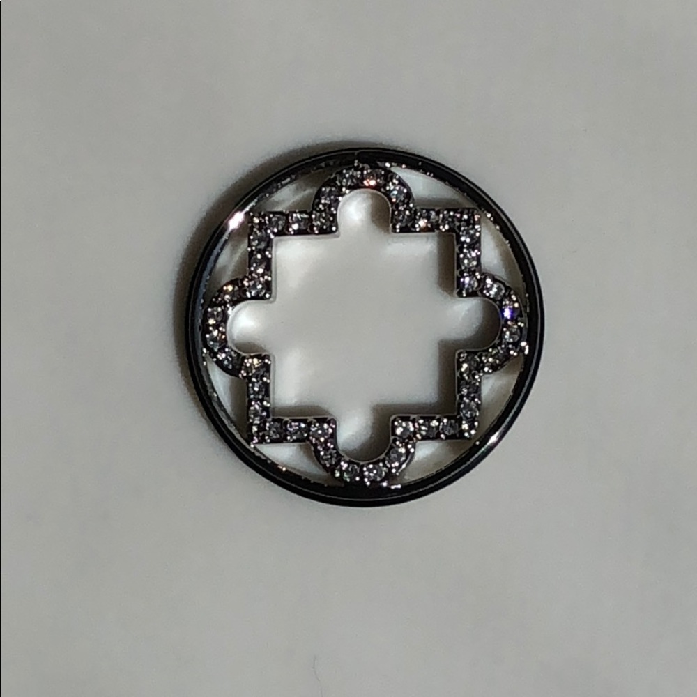 Origami Owl LARGE SILVER MOROCCAN Window Plate - Picture 4 of 7